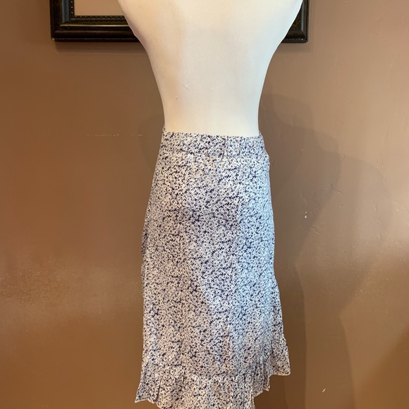 Bohemian Blue Sunflower Print Skirt size medium - Picture 5 of 5